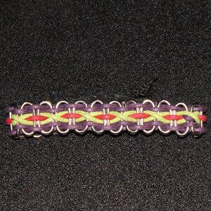 Neon Chainmail Techwear Cuff